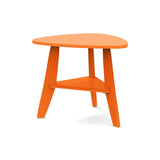 Rapson Recycled Outdoor Side Table Outdoor Tables Loll Designs Sunset Orange 