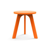 Recycled Outdoor Milk Stool Outdoor Seating Loll Designs Sunset Orange 