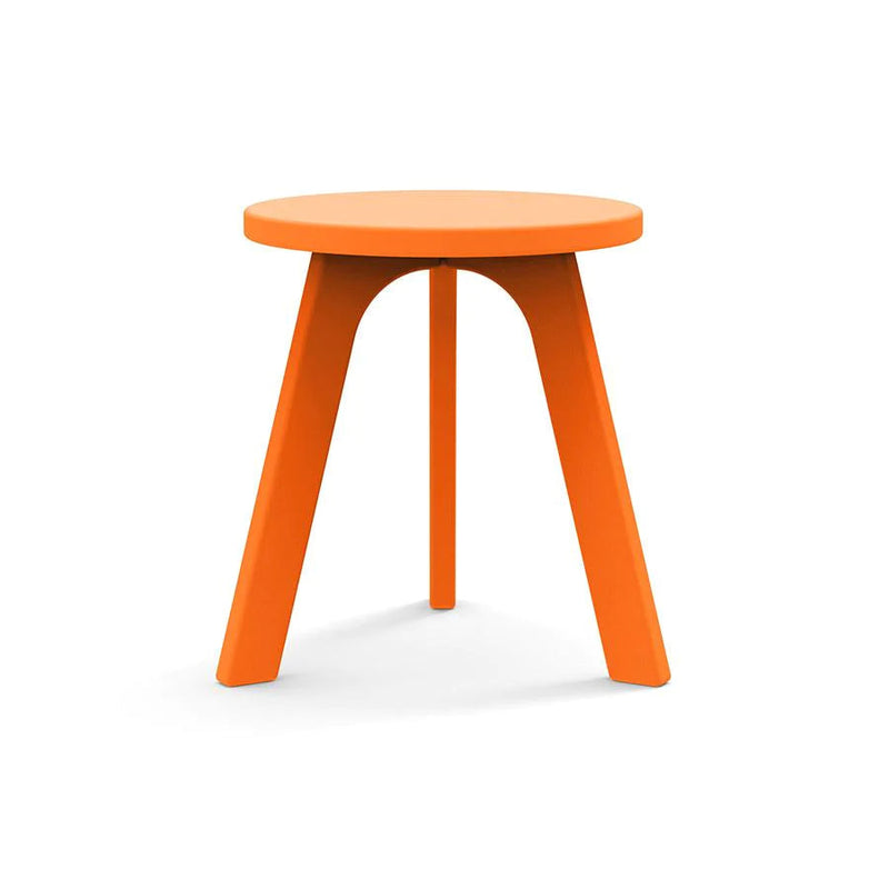 Recycled Outdoor Milk Stool Outdoor Seating Loll Designs Sunset Orange 