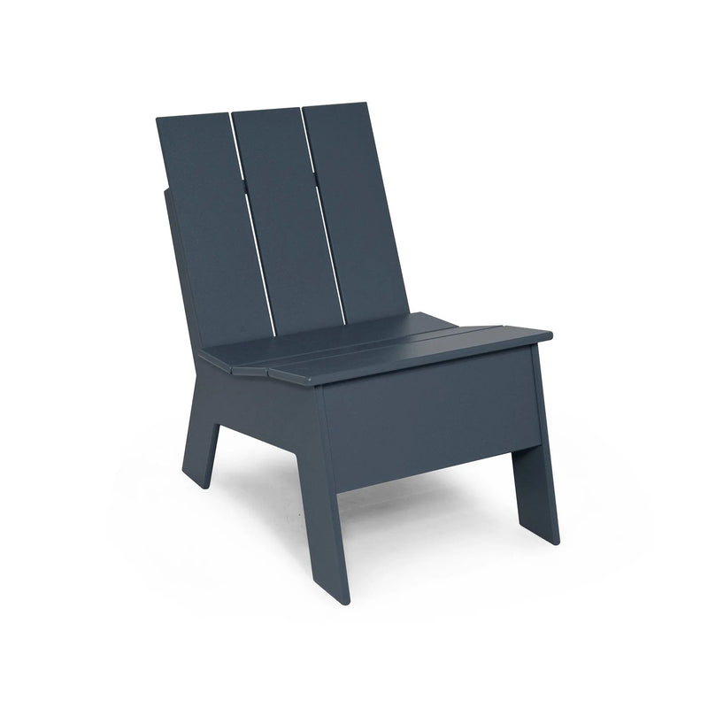 Recycled Outdoor Picket Chair Outdoor Seating Loll Designs Charcoal Gray 