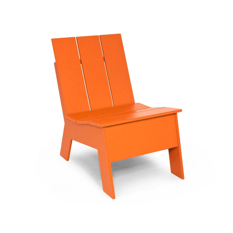 Recycled Outdoor Picket Chair Outdoor Seating Loll Designs Sunset Orange 