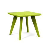 Satellite Recycled Outdoor Small Square End Table Outdoor Tables Loll Designs Leaf Green 