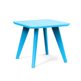 Satellite Recycled Outdoor Small Square End Table Outdoor Tables Loll Designs Sky Blue 