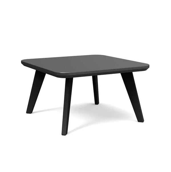 Satellite Recycled Outdoor Square End Table Outdoor Tables Loll Designs Black 
