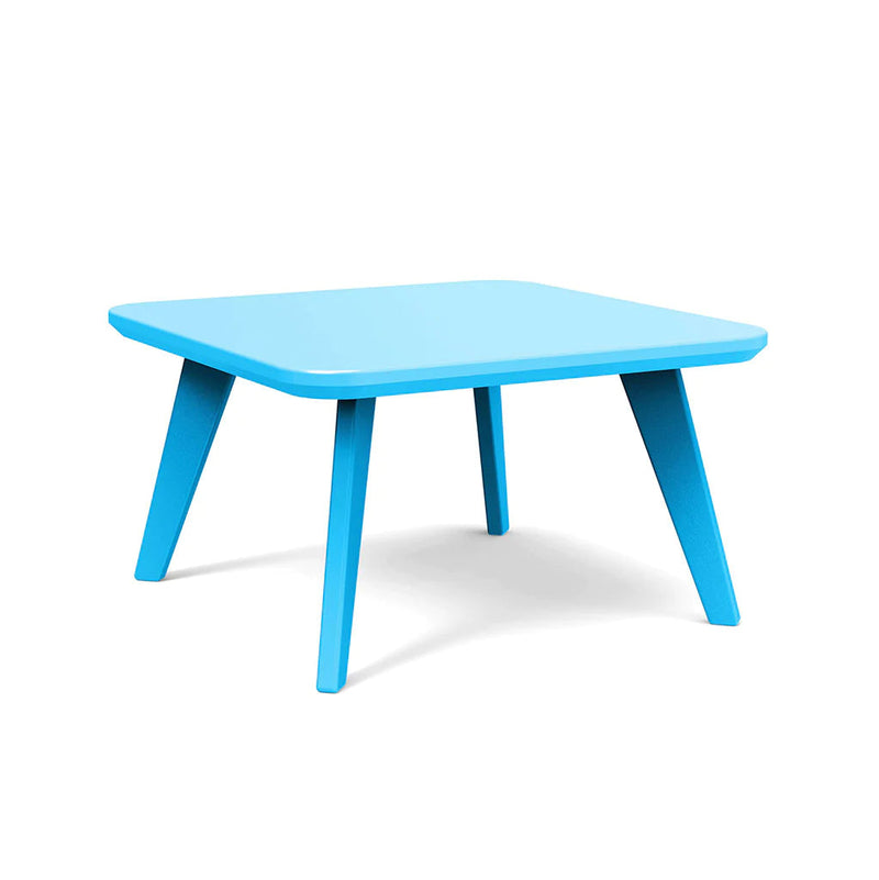 Satellite Recycled Outdoor Square End Table Outdoor Tables Loll Designs Sky Blue 
