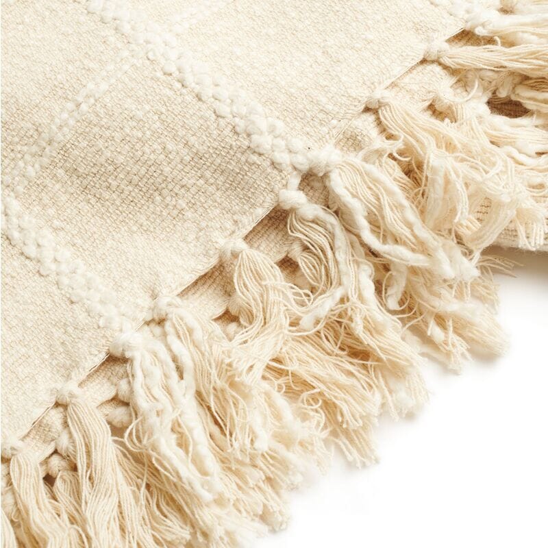 Sea Shell Handloom Cotton Throw Blankets Studio Variously 