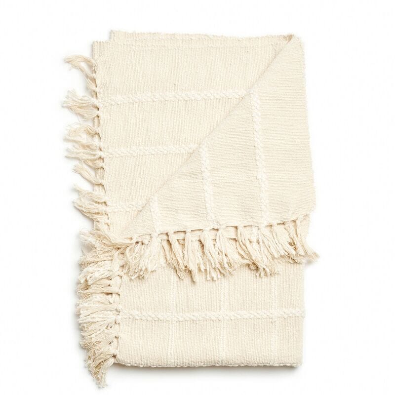 Sea Shell Handloom Cotton Throw Blankets Studio Variously 