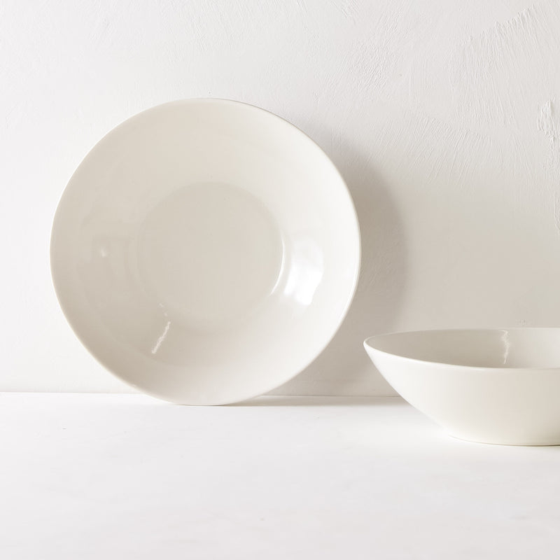Shallow Porcelain Serving Bowl Serveware Convivial 