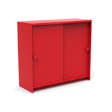 Slider Cabinet Outdoor Storage Loll Designs Apple Red Monochromatic 