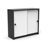 Slider Cabinet Outdoor Storage Loll Designs Black Cloud White 