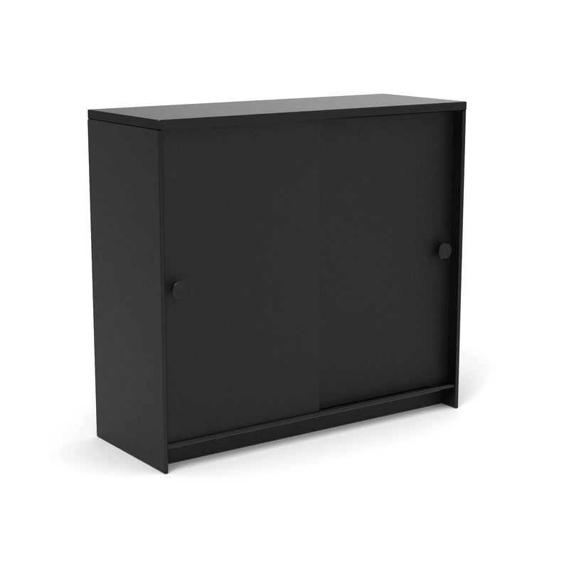 Slider Cabinet Outdoor Storage Loll Designs Black Monochromatic 