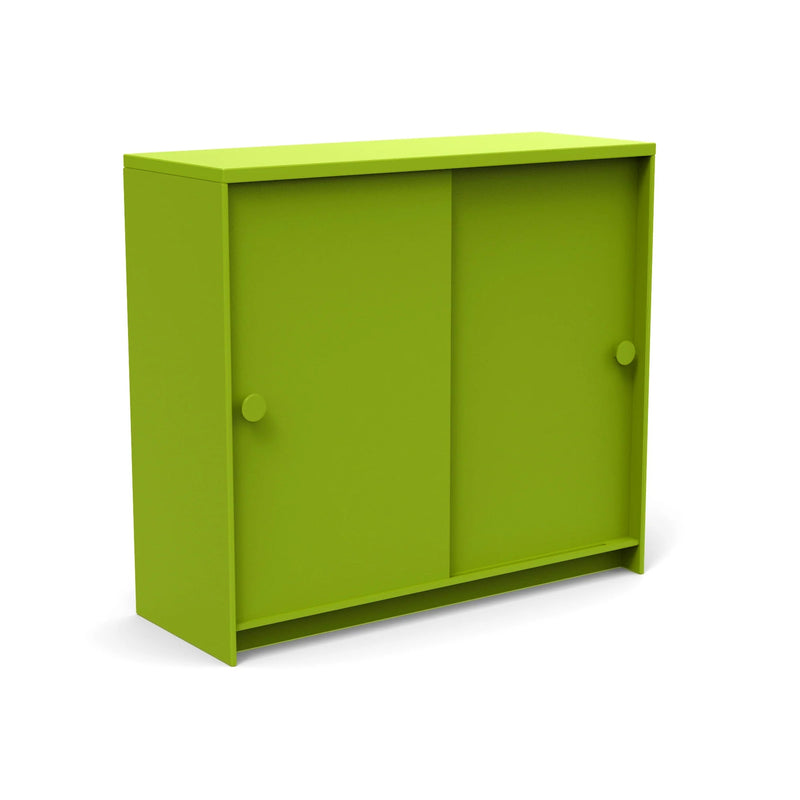 Slider Cabinet Outdoor Storage Loll Designs Leaf Green Monochromatic 