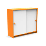 Slider Cabinet Outdoor Storage Loll Designs Sunset Orange Cloud White 