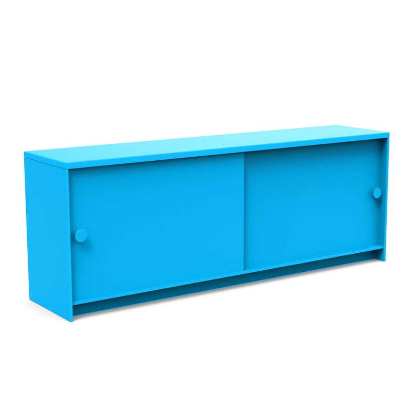 Slider Console Outdoor Storage Loll Designs Sky Blue Monochromatic 