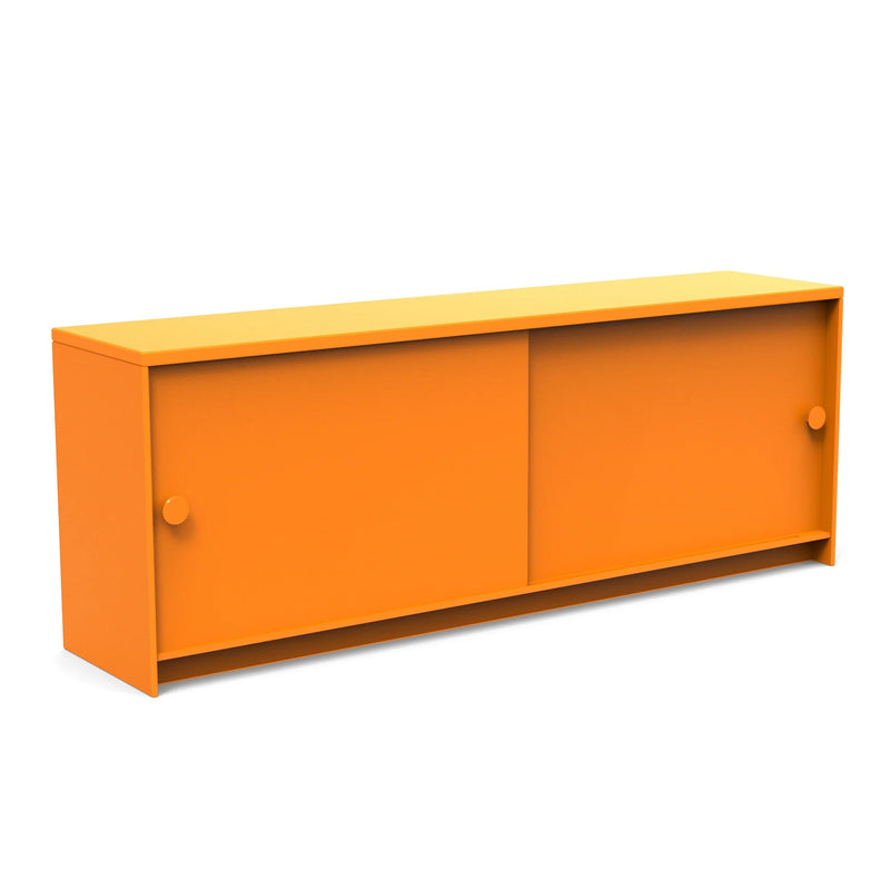 Slider Console Outdoor Storage Loll Designs Sunset Orange Monochromatic 