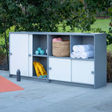 Slider Cubby Cabinet Outdoor Storage Loll Designs 