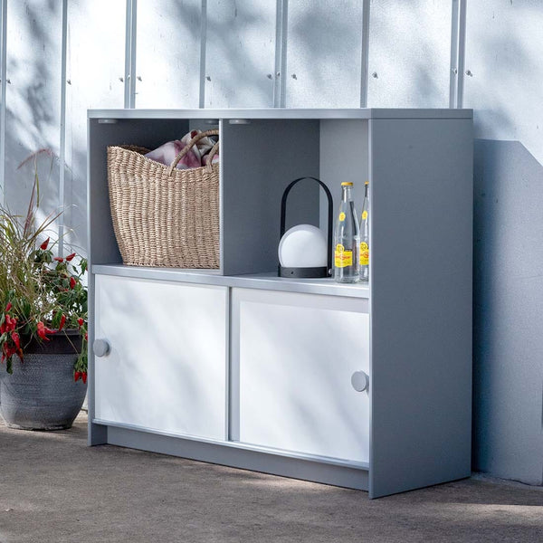 Slider Cubby Cabinet Outdoor Storage Loll Designs 