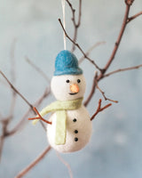 Snowman Felt Ornament Ornaments Creative Women 