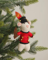 Soldier Mouse Felt Ornament Ornaments Creative Women 