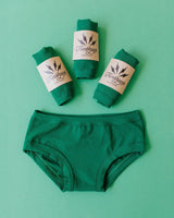 Solid Hipster Underwear Underwear + Bodysuits Thunderpants USA XS Emerald 