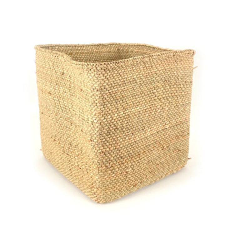 Square Natural Iringa Basket - No Lid Baskets Mbare 