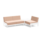 Sunnyside Recycled Outdoor Seating Bundle Outdoor Seating Loll Designs Cloud White Cast Petal 