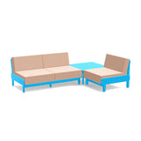 Sunnyside Recycled Outdoor Seating Bundle Outdoor Seating Loll Designs Sky Blue Cast Petal 