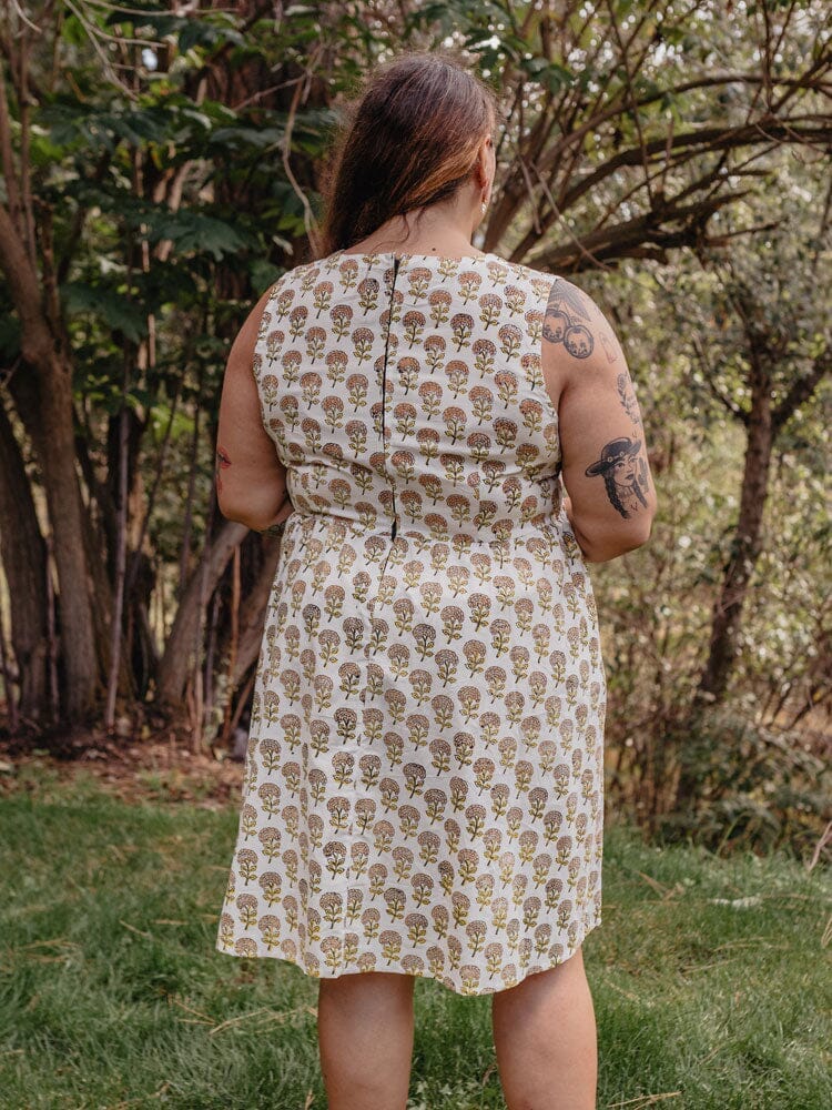 Sydney Sleeveless Dress - Marigold Dresses Mata Traders 