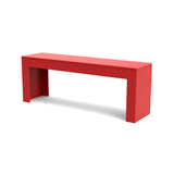 Tessellate Recycled Outdoor Bench Outdoor Seating Loll Designs Apple Red Straight 