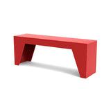 Tessellate Recycled Outdoor Bench Outdoor Seating Loll Designs Apple Red Wedge 
