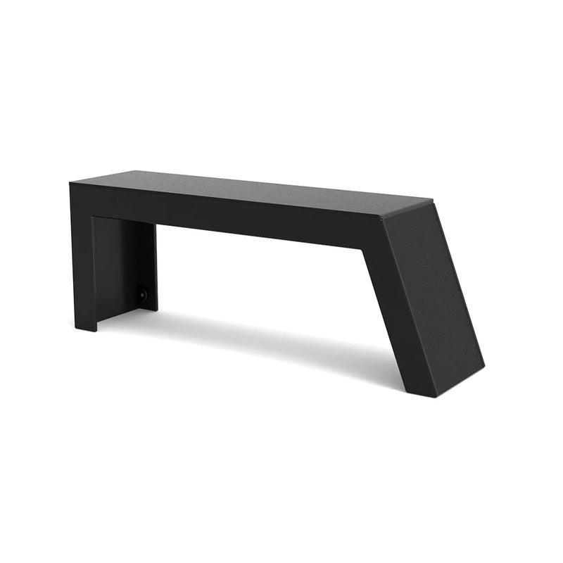 Tessellate Recycled Outdoor Bench Outdoor Seating Loll Designs Black Slope 
