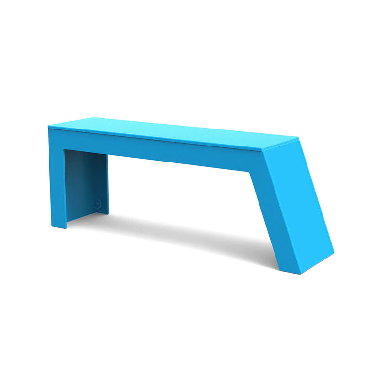 Tessellate Recycled Outdoor Bench Outdoor Seating Loll Designs Sky Blue Slope 
