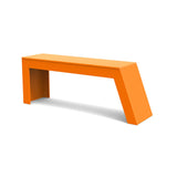 Tessellate Recycled Outdoor Bench Outdoor Seating Loll Designs Sunset Orange Slope 
