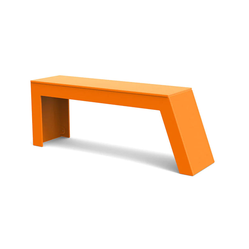 Tessellate Recycled Outdoor Bench Outdoor Seating Loll Designs Sunset Orange Slope 