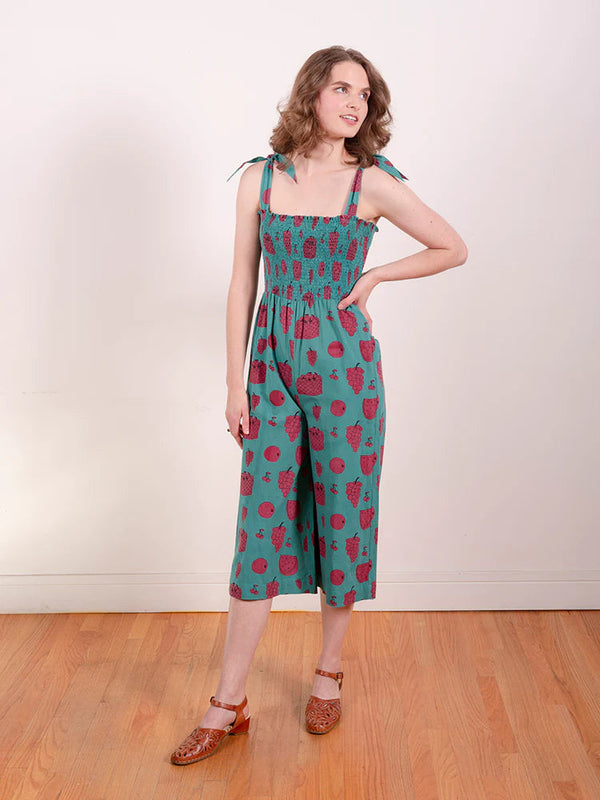 Tie Strap Jumpsuit - Fruity Pink Jumpsuits Mata Traders 