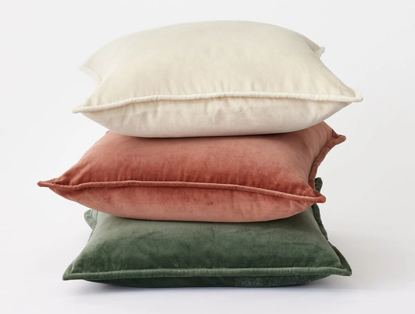 Velveteen Organic Pillow Cover Throw Pillows Coyuchi 