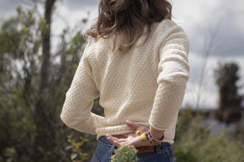Warmi Crop Alpaca Sweater Sweaters Yanawara 