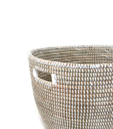 White Oval Basket Baskets Mbare 