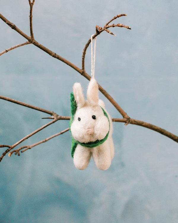 Winter Bunny Felt Ornament Ornaments Creative Women 