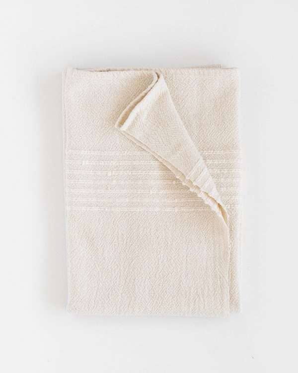 Yewo Woven Country Towel Natural Yewo 