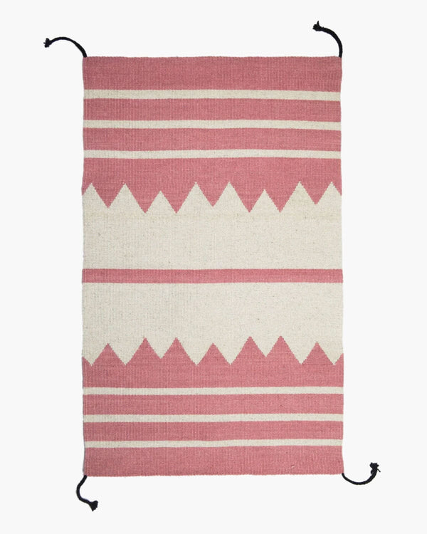 Zapotec Rose Wool Rug #8 Rugs Archive New York 