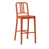 111 Navy Recycled Barstool Furniture Emeco Persimmon 