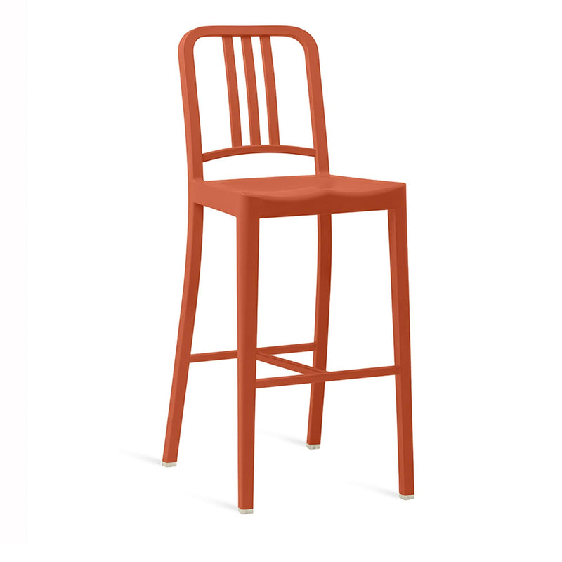 111 Navy Recycled Barstool Furniture Emeco Persimmon 
