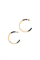 Abby Alley Amber Horn Hoops, Large Jewelry Abby Alley 