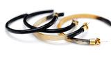 Abby Alley Amber Horn Hoops, Large Jewelry Abby Alley 
