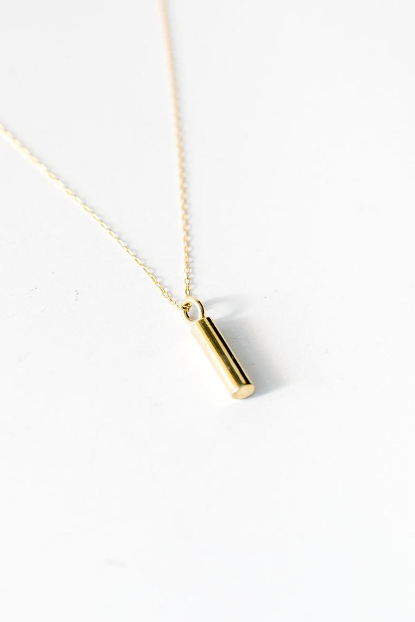 Abby Alley Cylinder Pendant Necklace Jewelry Abby Alley 