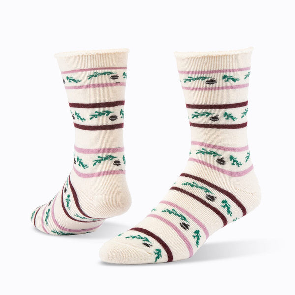 Acorn Unisex Wool Snuggle Socks - Single Socks Maggie's Organics M Natural 