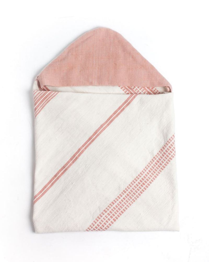 Aden Hooded Baby Towel Towels Creative Women Blush 