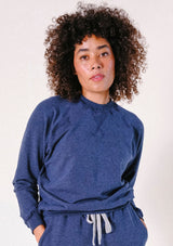 Agnes Raglan Organic Cotton Tencel Sweatshirt Sweatshirts Poplinen 