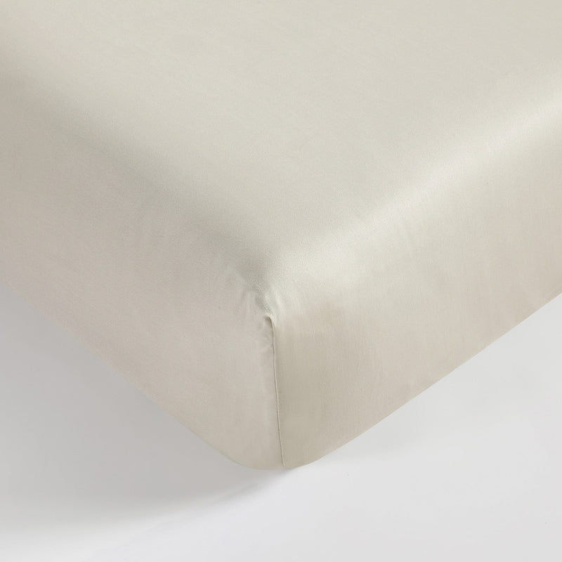 Airy Weight Eucalyptus Tencel Fitted Sheet Fitted Sheets Sijo Cal King Fog 